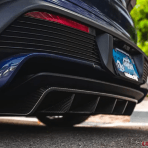 VR Aero Carbon Fiber Rear Diffuser Porsche Taycan Turbo | Turbo S