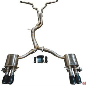 Valvetronic Designs Audi B9 S4,S5 3.0L Catback T304 Stainless Steel Burnt 3.5" Tips