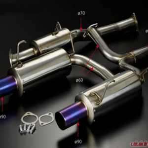 Toda 70mm High Power Exhaust System Honda S2000