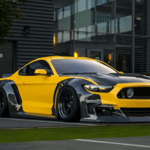Clinched Flares Widebody Kit without Ducktail Spoiler Ford Mustang S550 GT | GT350 | EcoBoost | V6 2015-2022